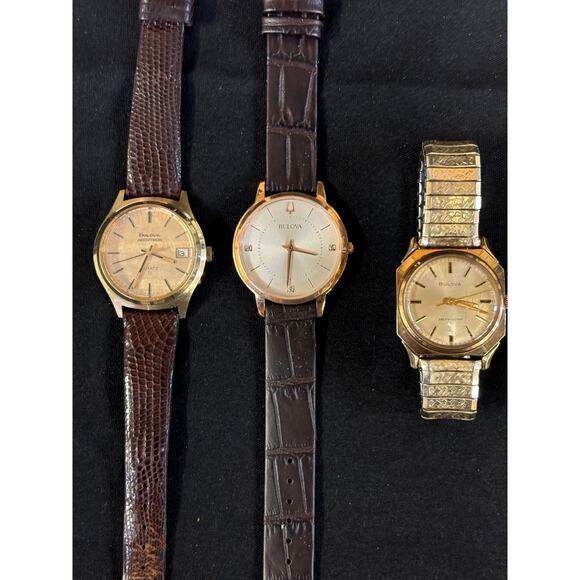 3 Bulova Men’s Watches! They All work! main image 7